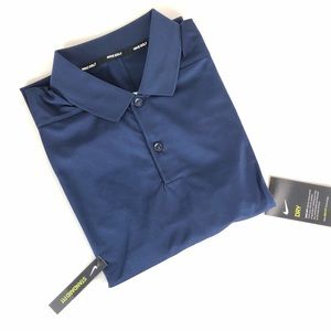 Nike Mens' Golf Polo Shirt Short Sleeve Blue Small